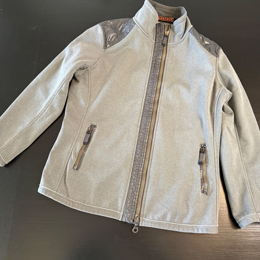 Frauenschuh Austria Limited Edition Grey Softshell Fleece Zip Jacket Womens 4